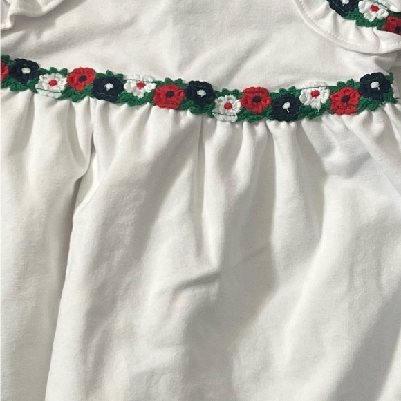 Janie And Jack Crochet Floral Trim Ponte Dress - Picture 5 of 5